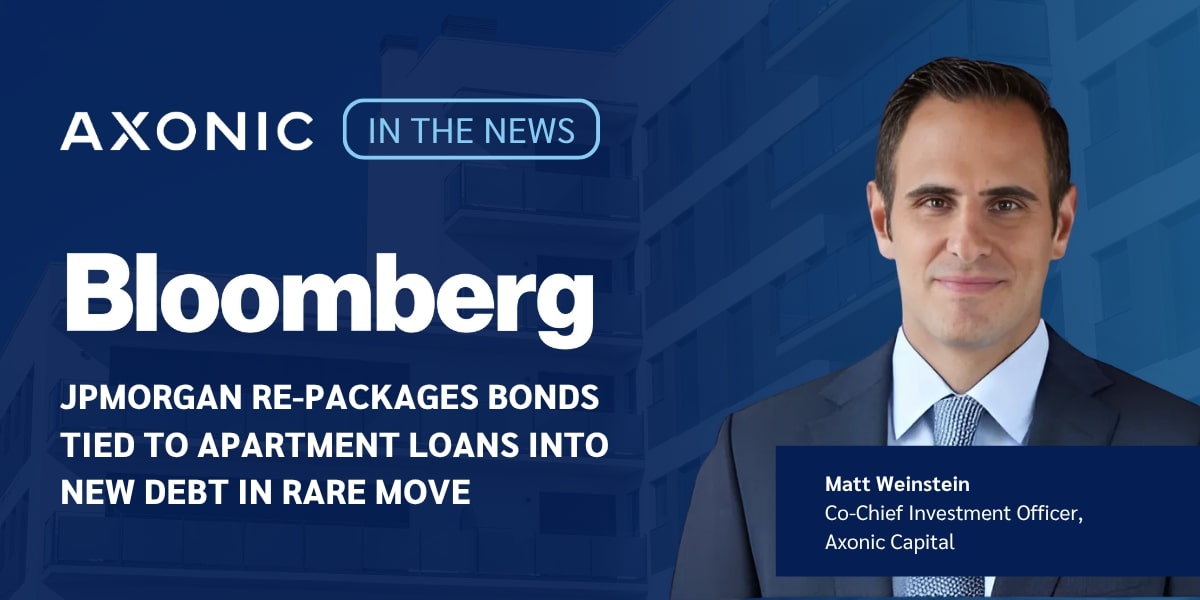 Bloomberg: Axonic Contributes Underlying Bonds to First Resecuritized Freddie Mac Small Balance Deal